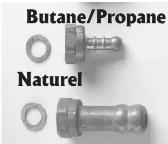 ROSIERES RCG724RURBBLANC - Raccordement par TUBE SOUPLE caoutchouc - 1