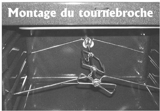 ROSIERES RCG724RURBBLANC - Le préchauffage n'est pas utile pour les cuissons au tournebroche. - 1