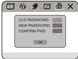 TAKARA CDV 1005 - Changement du MOT de PASSE - 2