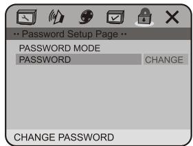 TAKARA CDV 1005 - Changement du MOT de PASSE - 1