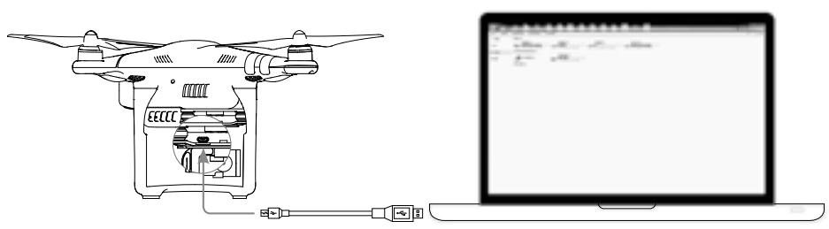 DII PHANTOM 3 4K - Port de données de la caméra - 1