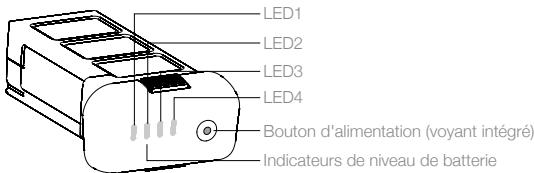 DII PHANTOM 3 4K - Fonctionnalités de l'intelligent flight battery DJI - 2