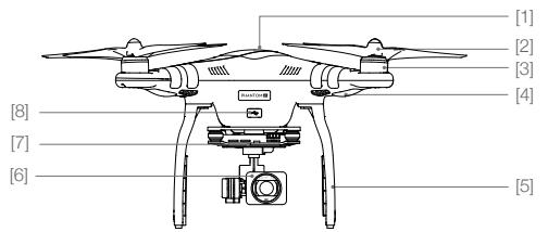 DII PHANTOM 3 4K - Installation de la batterie - 3