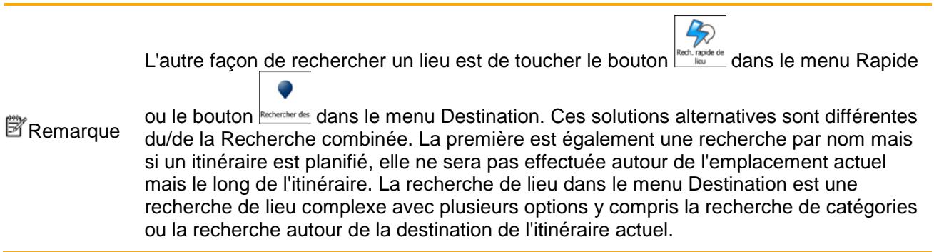MAPPY ULTI E521S - Recherche combinée — accéder à un lieu d'intérêt - 9