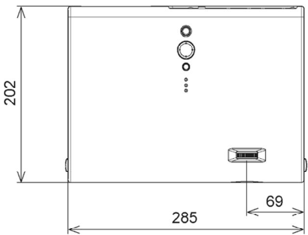 HITACHI PJLC 9 - Diagramme dimensionnel - 3