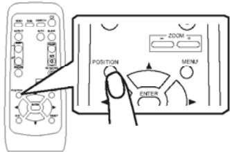 HITACHI PJLC 9 - Réglage de la position - 1