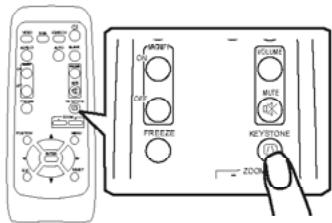 HITACHI PJLC 9 - Correction des distorsions trapézoidales - 1