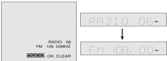 LG-GOLDSTAR LH-C6230 - Effacer les stations radios méorisées - 1