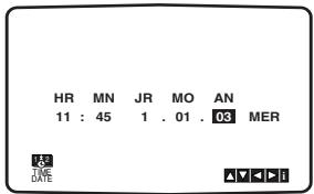 LG-GOLDSTAR LH-C6230 - Réglage manuel de l'horloge - 3