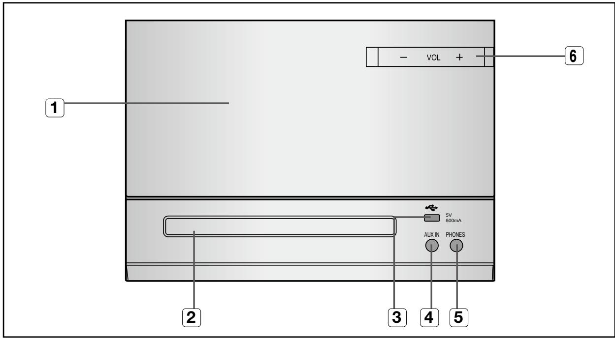 SAMSUNG MM-D330 - Panneau avant - 1