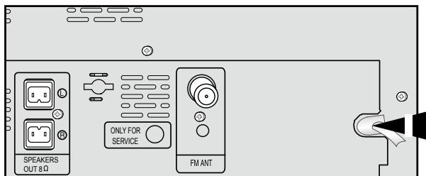 SAMSUNG MM-D330 - Branchement de votre micro chaine sur le secteur - 1