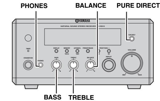 YAMAHA E-810 - Fonctionnement de base de l'ampli-tuner - 1