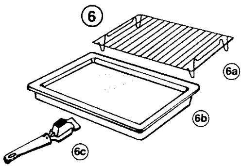 WHIRLPOOL AKZ 122/01 NB - Kit d'ustensiles de cuisson 6 - 6