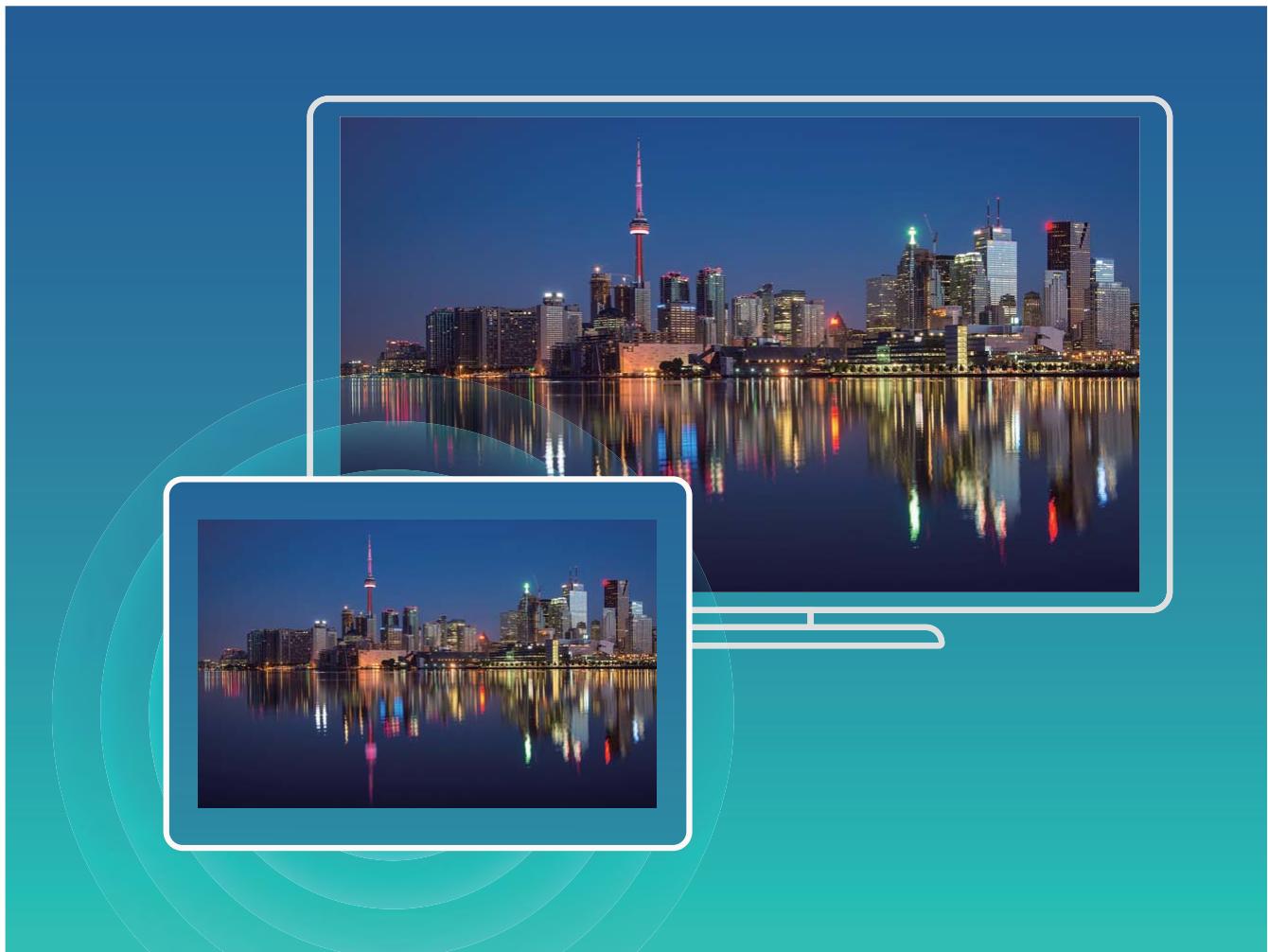 HUAWEI M5 10 32 GB WiFi GRY - Multi-écrans : partager le contenu de votre appareil sur un écran plus grand - 1