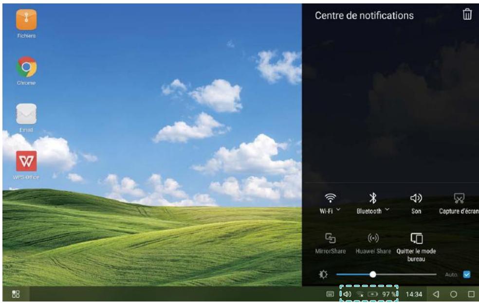 HUAWEI M5 10 32 GB WiFi GRY - Activer et désactiver le mode bureau - 1
