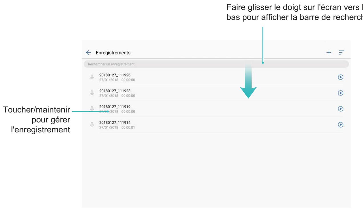 HUAWEI M5 10 32 GB WiFi GRY - Utiliser enregistreur sonore pour prendre des notes audio - 1