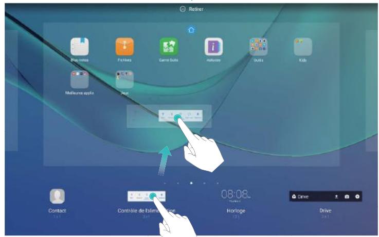 HUAWEI M5 10 32 GB WiFi GRY - Gérer les widgets de votre écran d'accueil - 2