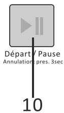 THOMSON TW7140 - Partie gauche : bouton de sélection du programme - 3