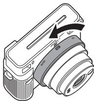 FUJIFILM INSTAX SQ1 TERRACOTTA ORANGE - Lorsque vous avez terminé de prendre des photos, mettez l'appareil photo hors tension en tournant la bague de l'objet sur OFF. - 1