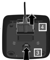 GIGASET AL230A - Raccordement du chargeur (s'il est fourni) - 2