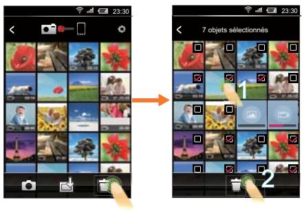 KODAK SP1 AQUA PACK - Fonction supprimer - 1