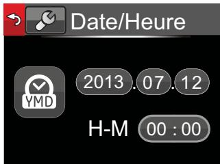 KODAK SP1 AQUA PACK - Configurer votre langue, date et heures après la première en marche - 1