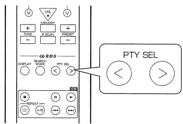 SHERWOOD RX772 - Lorsque "recherche RDS" s'affiche, appuyer sur les boutons syntonisation plus / moins - 5