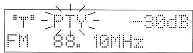 SHERWOOD RX772 - Lorsque "recherche RDS" s'affiche, appuyer sur les boutons syntonisation plus / moins - 8
