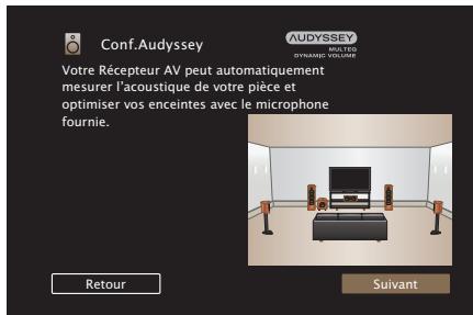 MARANTZ NR-1510 - Procédure pour les réglages des enceintes (conf. Audyssey®) - 4