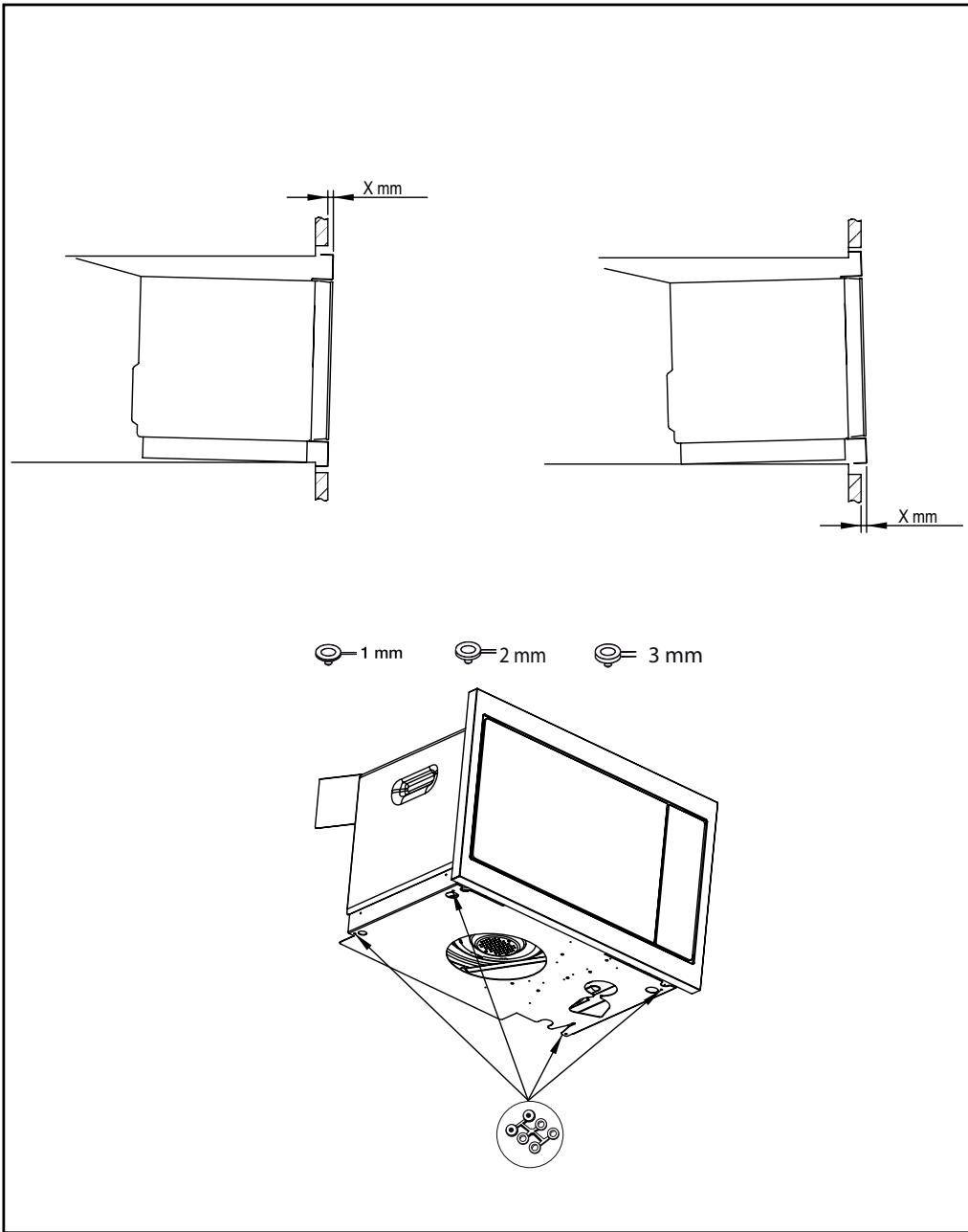 SAUTER SME1230X - KIT d'encastrement - 1