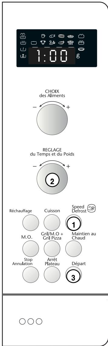 SAUTER SME1230X - La fonction speed defrost - 4