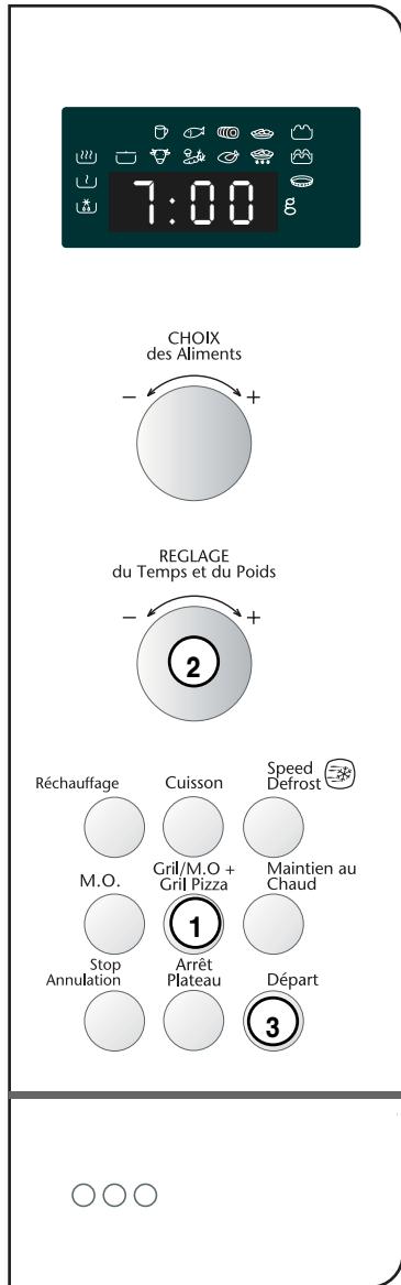 SAUTER SME1230X - Exemple : pour cuire 1 pizza surgelée de 350 g - 2