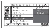HITACHI DZ-BX35E - Changement du réglage de la démonstration - 1