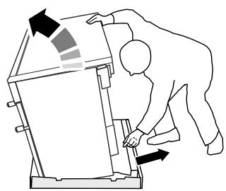 FALCON PROP110DFGB/CEU NOIR - Déplacement de la cuisinière - 2