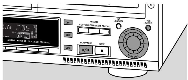 PHILIPS CDR802 - Changement de disques pendant la lecture/l'enregistrement - 1