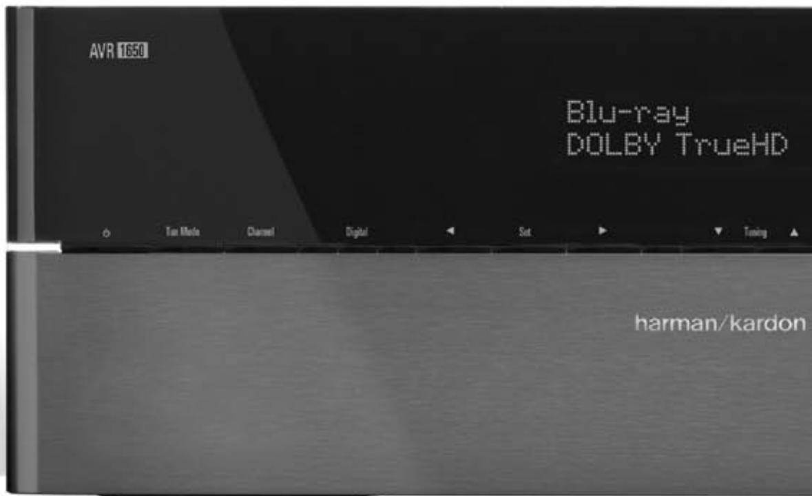 HARMAN KARDON AVR 165 - Annexe - Configuration par défaut, Feuilles de calcul, Codes de produits à distance - 2