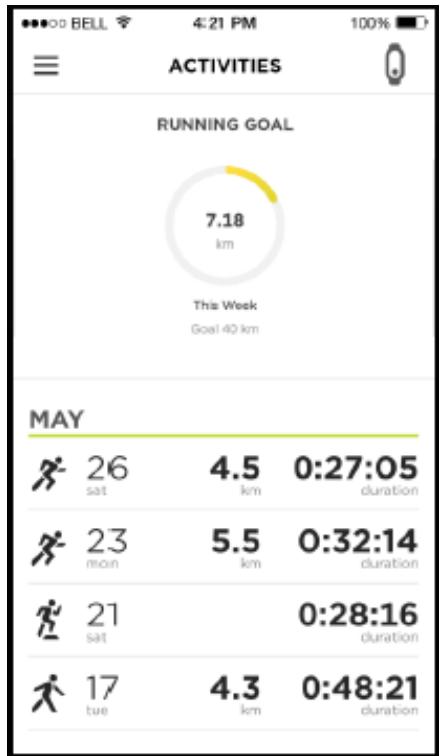 TOMTOM TOUCH LARGE NOIR - Définir un objectif sportif - 1