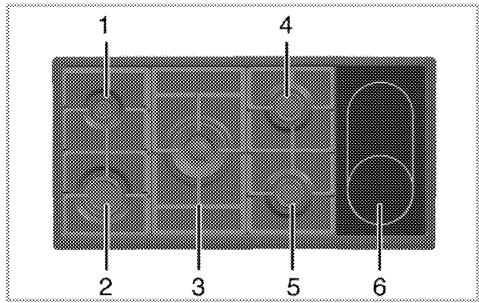 DARTY PR100F560K - Utilisation des tables de cuisson - 1