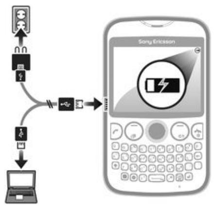 SONY Ericsson - Chargement de la batterie - 1