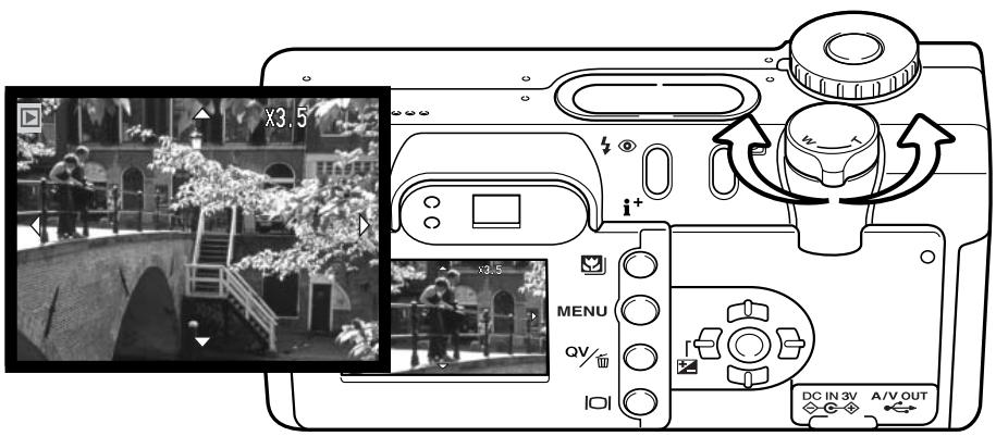 MINOLTA DiMAGE F200 - Lecture agrandie - 1