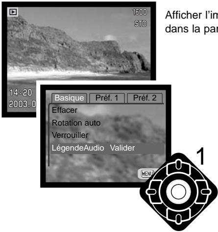 MINOLTA DiMAGE F200 - Légendes audio - 1