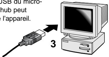 MINOLTA DiMAGE F200 - Connexion de l'appareil à un micro-ordinateur - 2