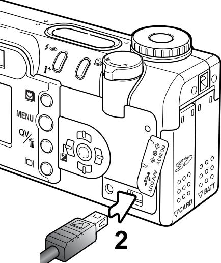 MINOLTA DiMAGE F200 - Visualisation des images sur un téléviseur - 1