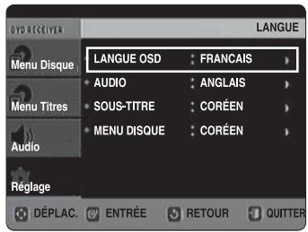 SAMSUNG HT-X720 GT PLATINUM - CONFIGURATION DE LA LANGUAGE - 2