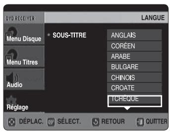 SAMSUNG HT-X720 GT PLATINUM - CONFIGURATION DE LA LANGUAGE - 4