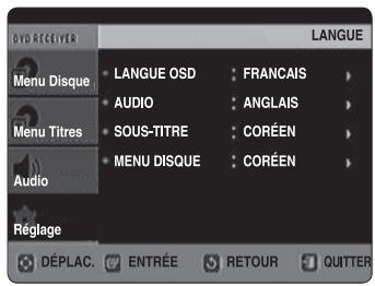 SAMSUNG HT-X720 GT PLATINUM - CONFIGURATION DE LA LANGUAGE - 3