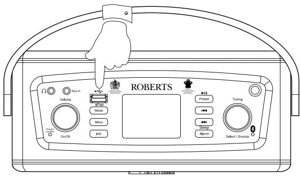 ROBERTS RadioI-STREAM 3 - Utilisation des clés USB - 1