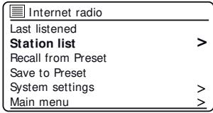 ROBERTS RadioI-STREAM 3 - Recherche d'une station de radio par nom - 1