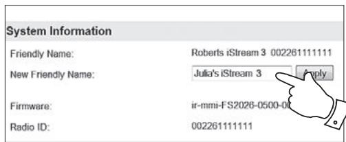 ROBERTS RadioI-STREAM 3 - Nom convivial - 2