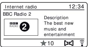 ROBERTS RadioI-STREAM 3 - Rappel d'une préselection (préselections 1 - 10) - 5
